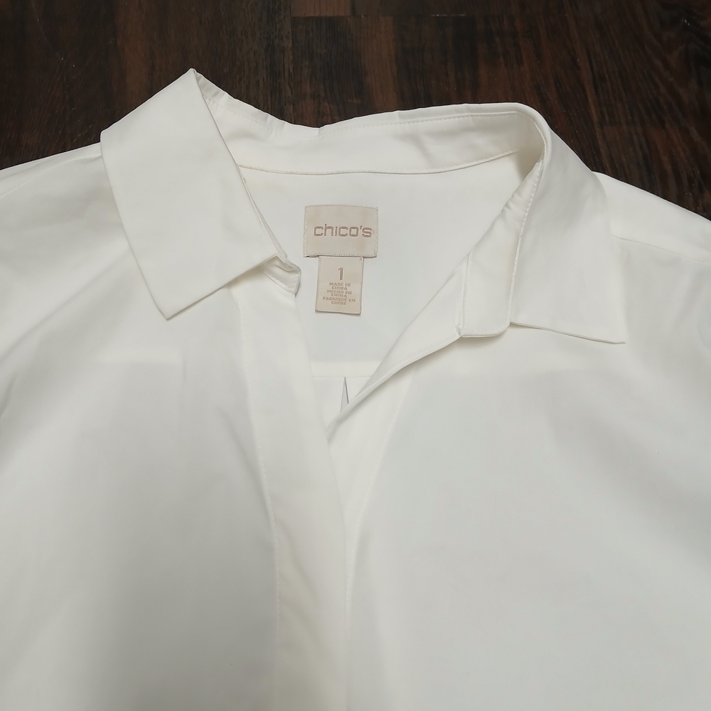 Chico's White Blouse‎ - Picture 2 of 6